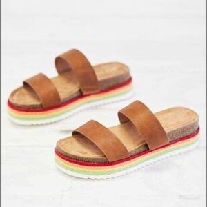 Altar’d State Kreeton Rainbow Espadrille Sandals